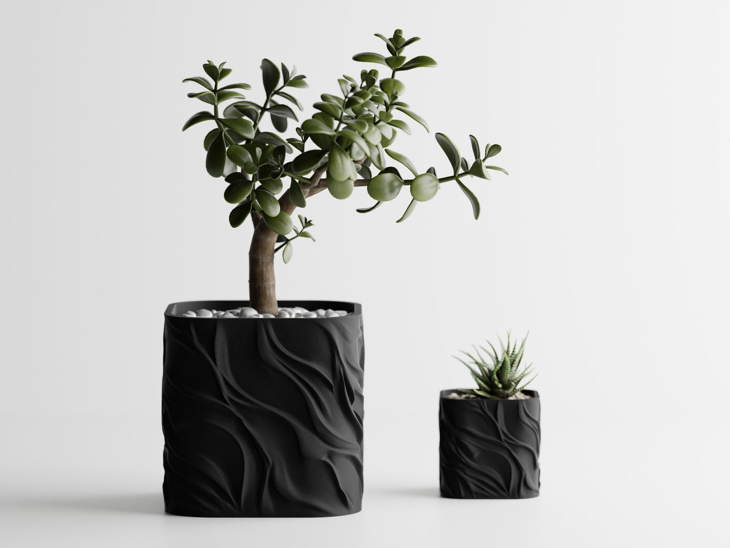 3D Printed Plant Pot Zephyra - Available In 4 Sizes