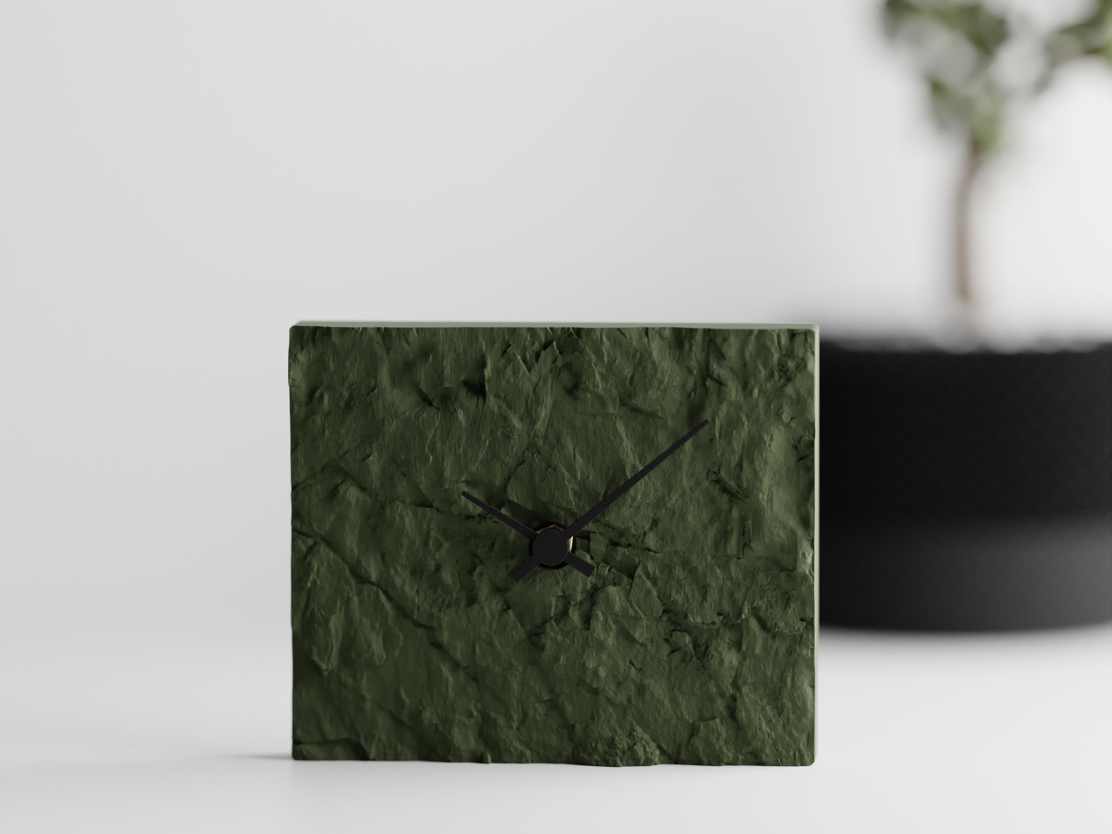 3D Printed Rock Clock