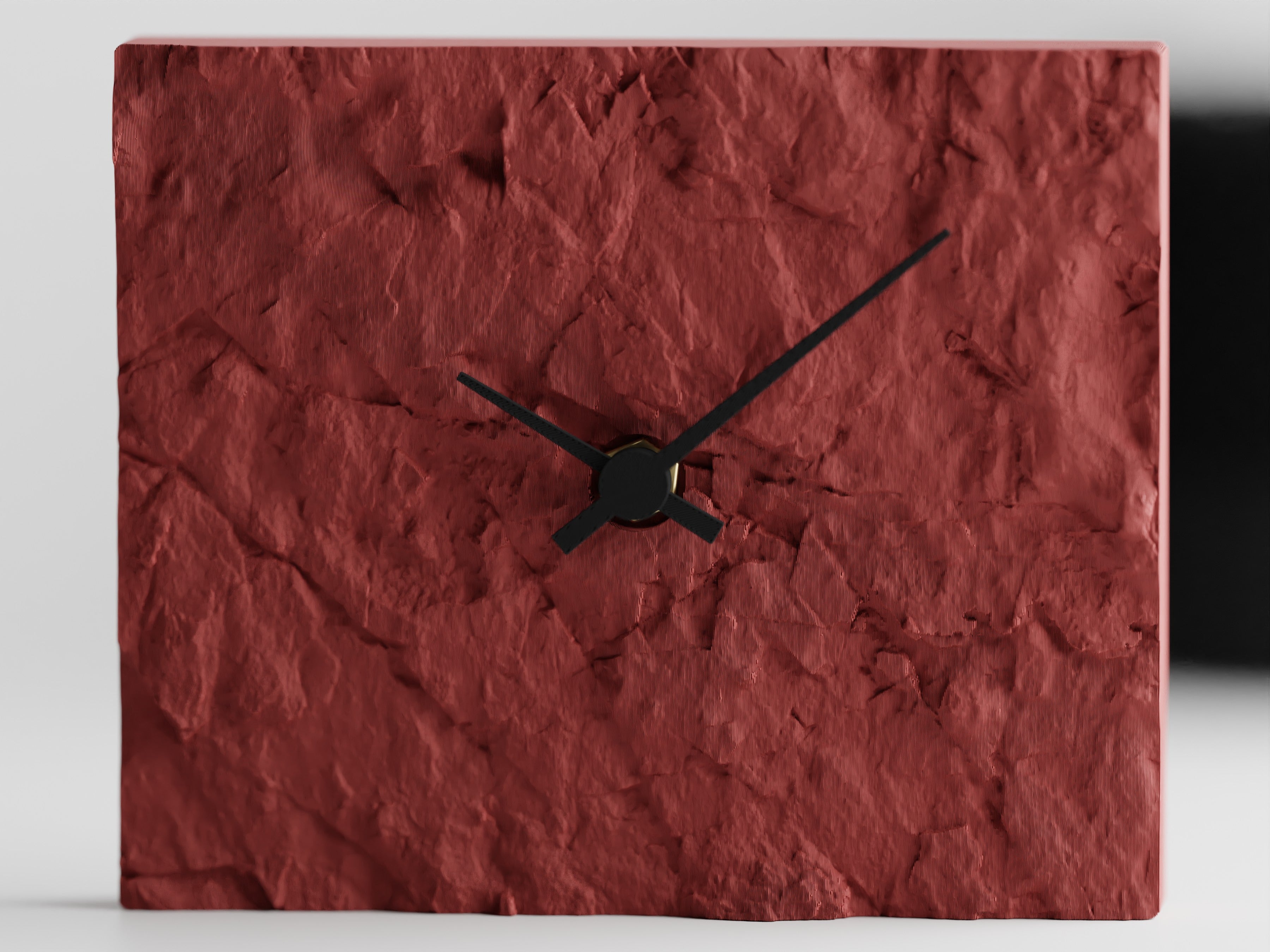 3D Printed Rock Clock