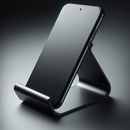 3D Printed Curved Design Phone Stand, Smartphone Holder