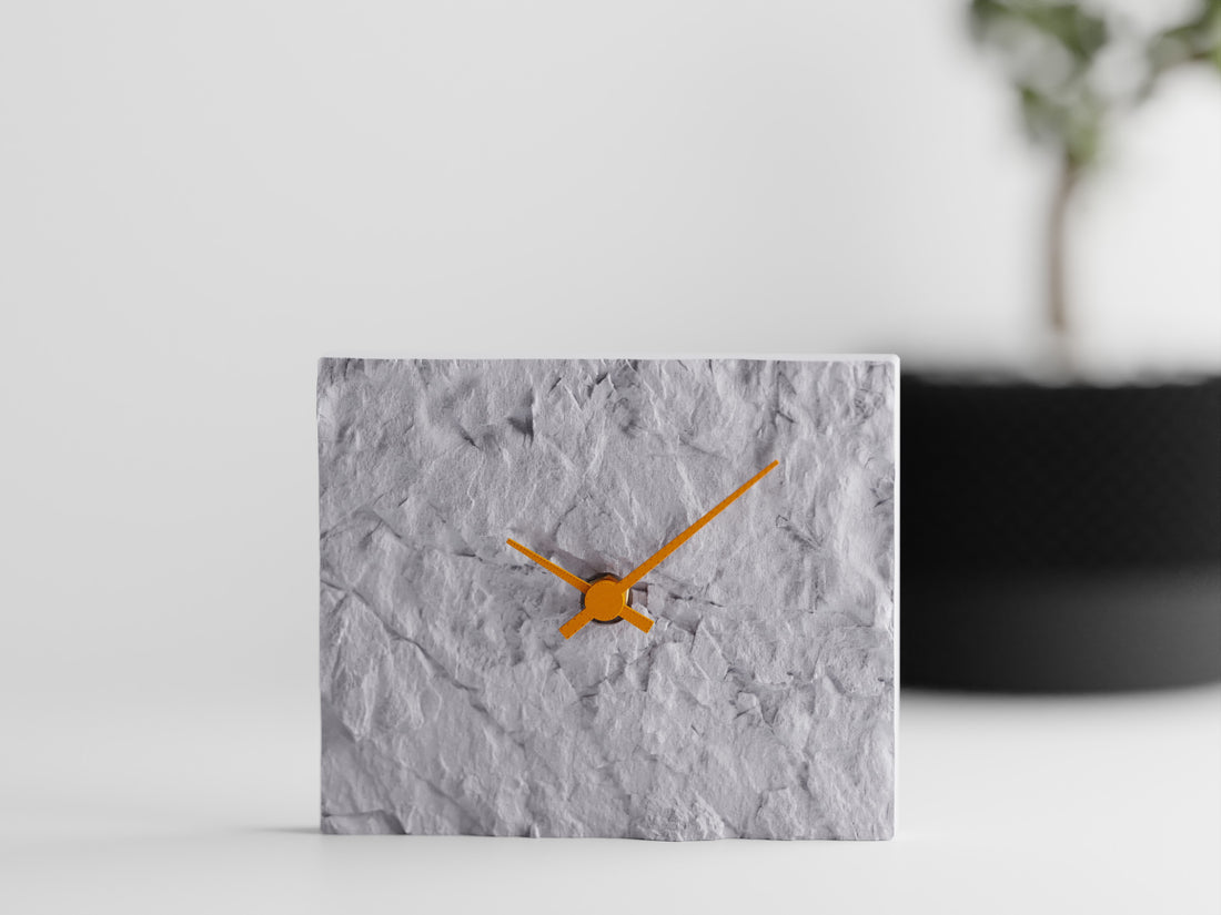 3D Printed Rock Clock