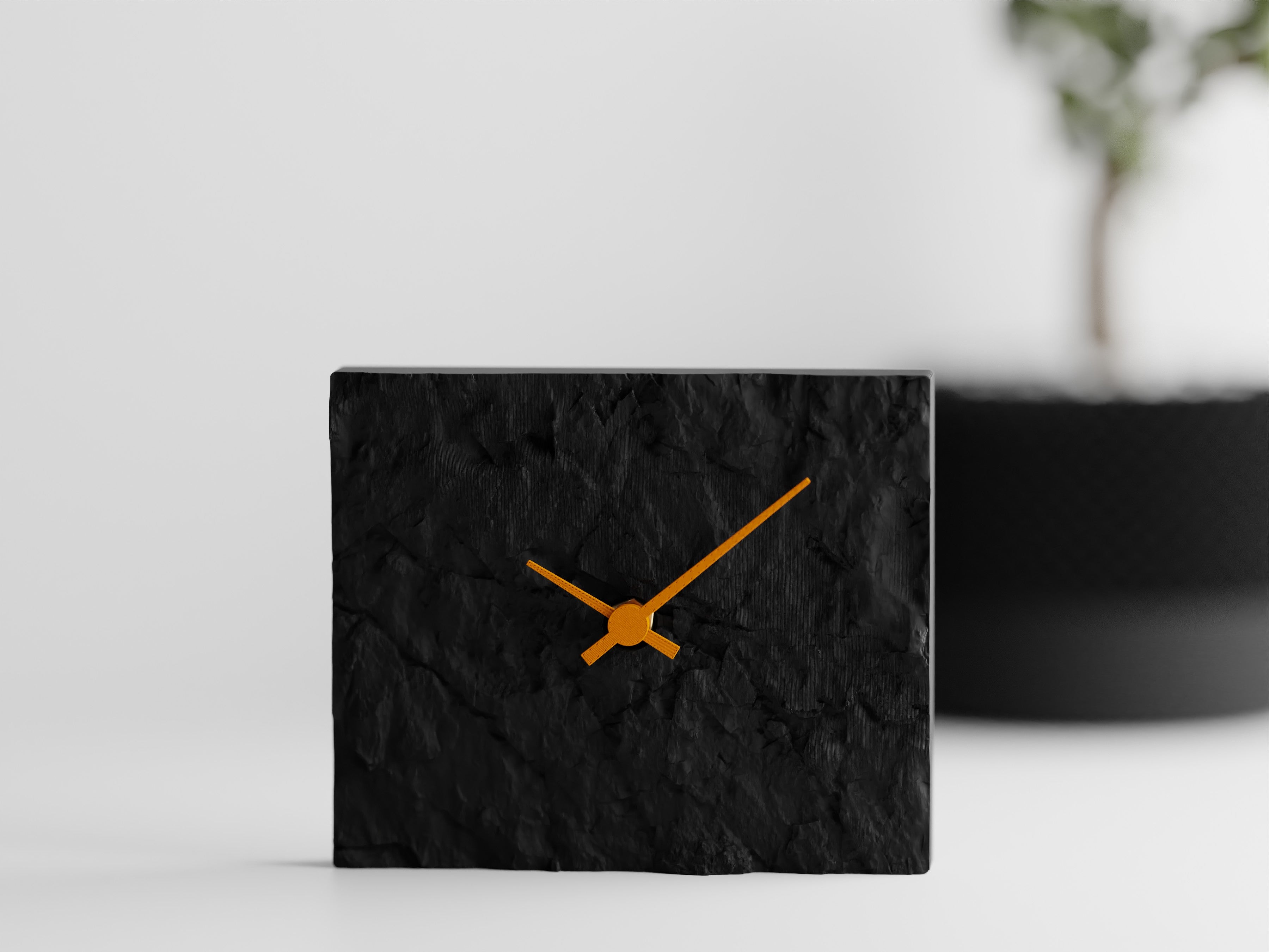 3D Printed Rock Clock