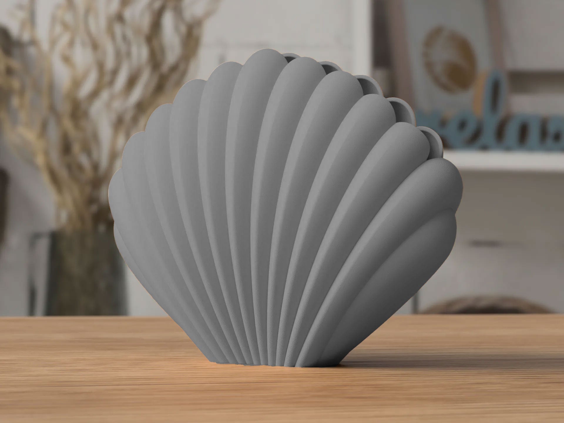 3D Printed Seashell Vase