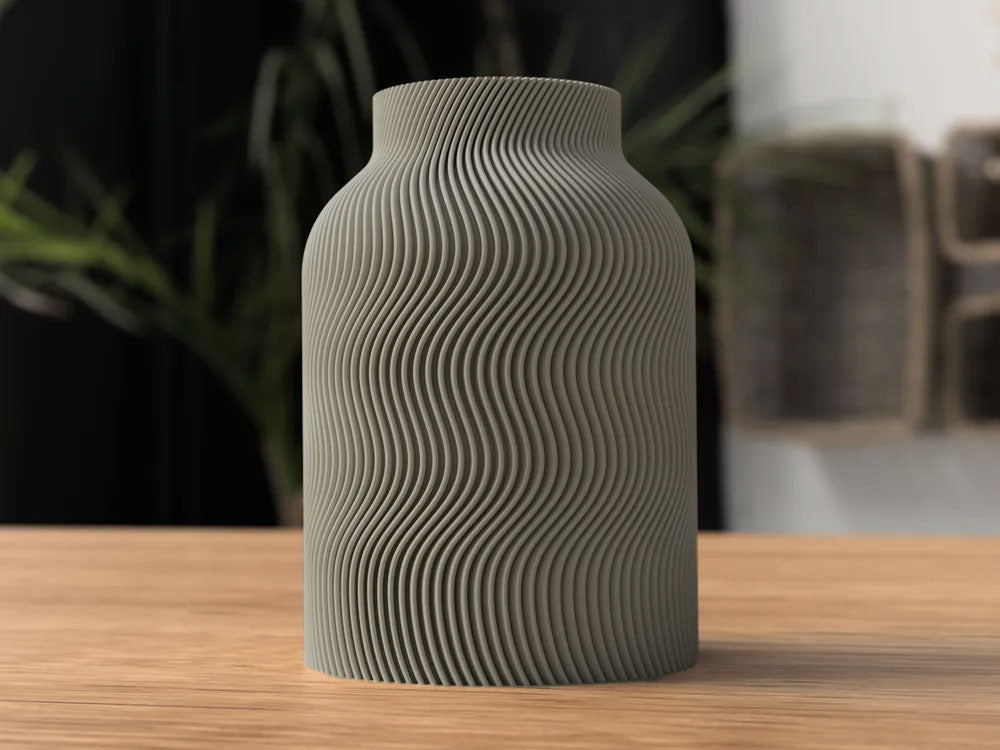 3D Printed Luna Vase