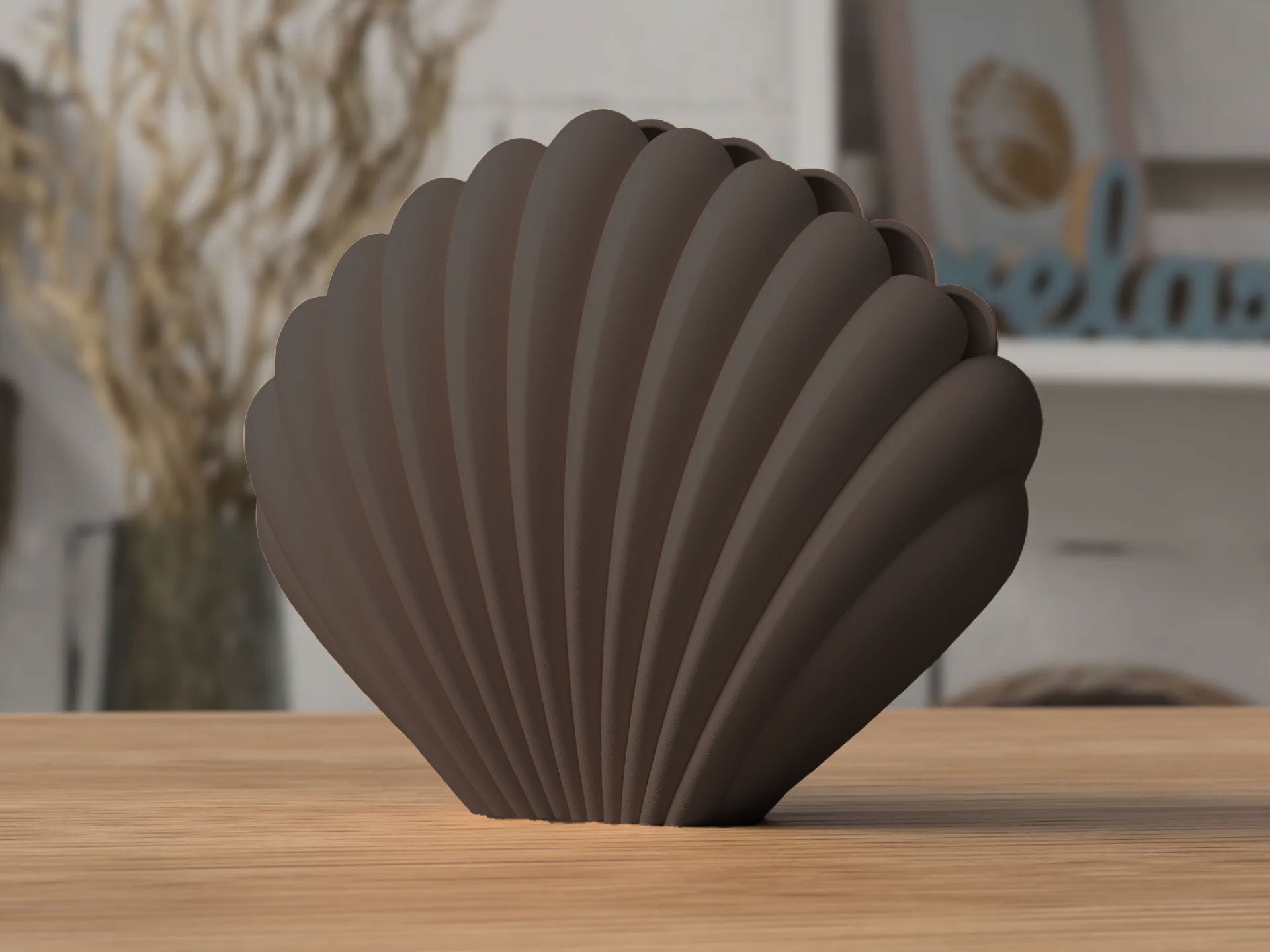 3D Printed Seashell Vase