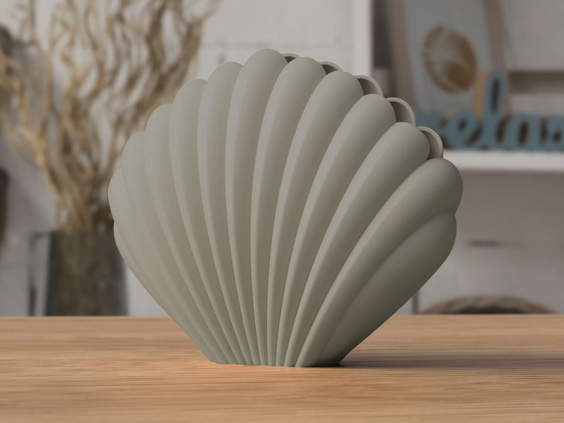 3D Printed Seashell Vase