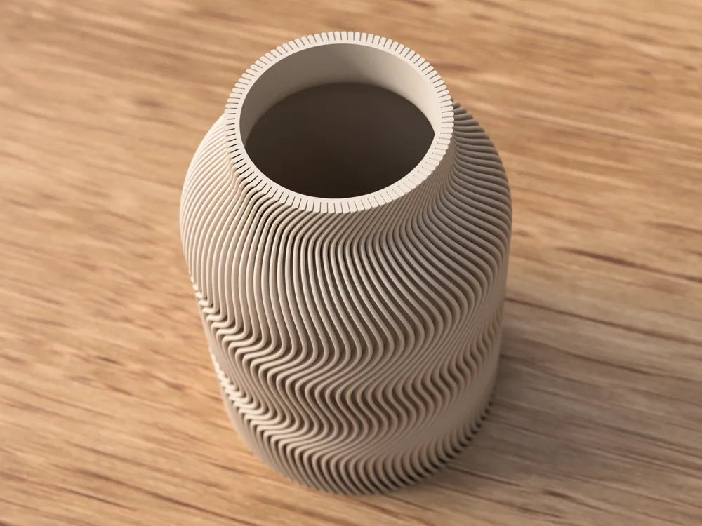 3D Printed Luna Vase