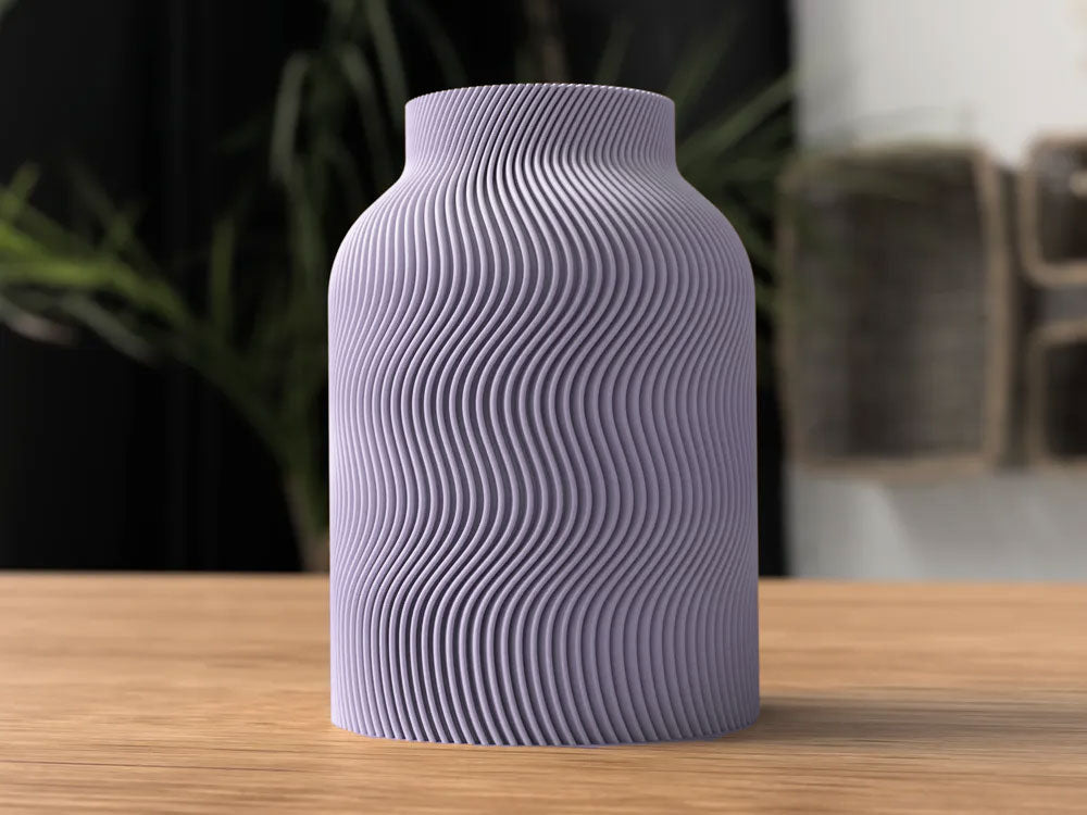 3D Printed Luna Vase