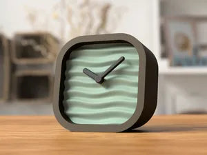 3d printed Wavy Clock